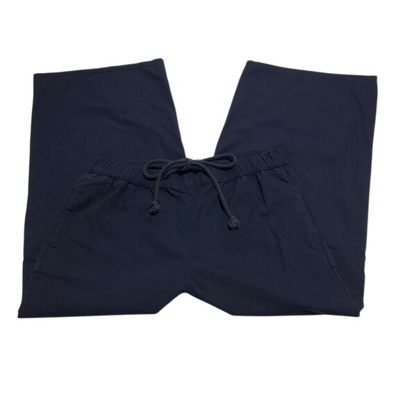 Banana Republic Wide Leg Crop. High tie waist. Navy. Small - Picture 3 of 16